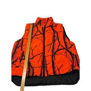 Huntworth Men’s Blaze Orange Camo Hunting Vest Size M